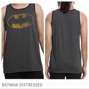 👀 Batman Distressed Tank Top
